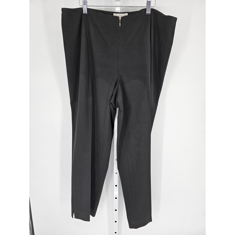 Smooth Women's Black Polyester Blend High-Rise Dress Pants Size 16W